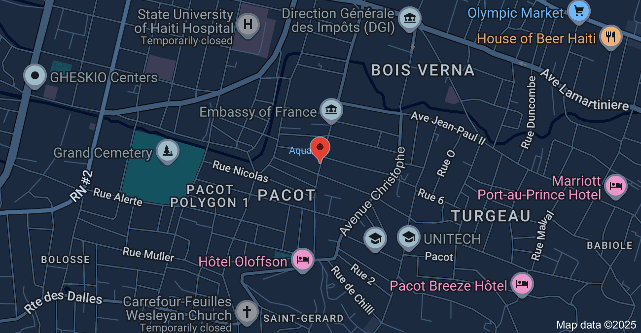 Stylized map of Haiti with football textures