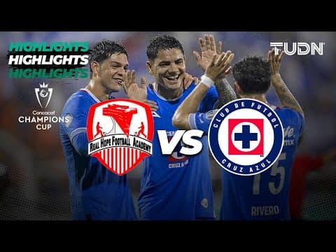 HIGHLIGHTS: Real Hope FA vs Cruz Azul (Concacaf Champions Cup 2025) – Leg 1